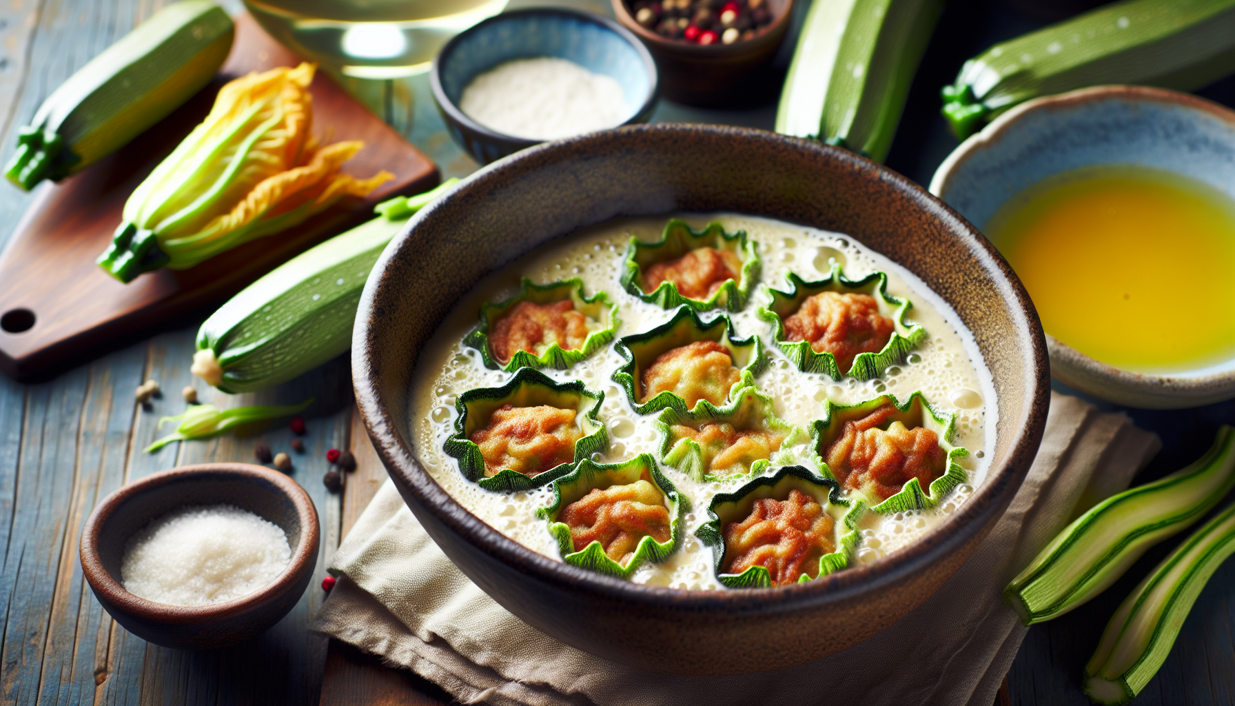 ricetta pastella per fiori di zucca